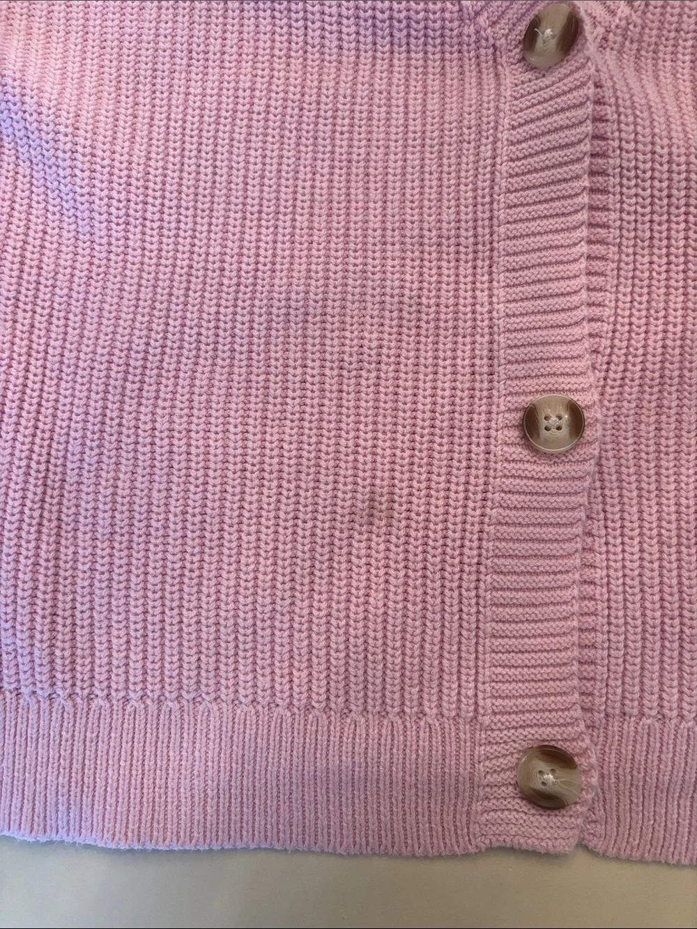 Cat & Jack Light Pink Knit 'Love' Cardigan for Kids